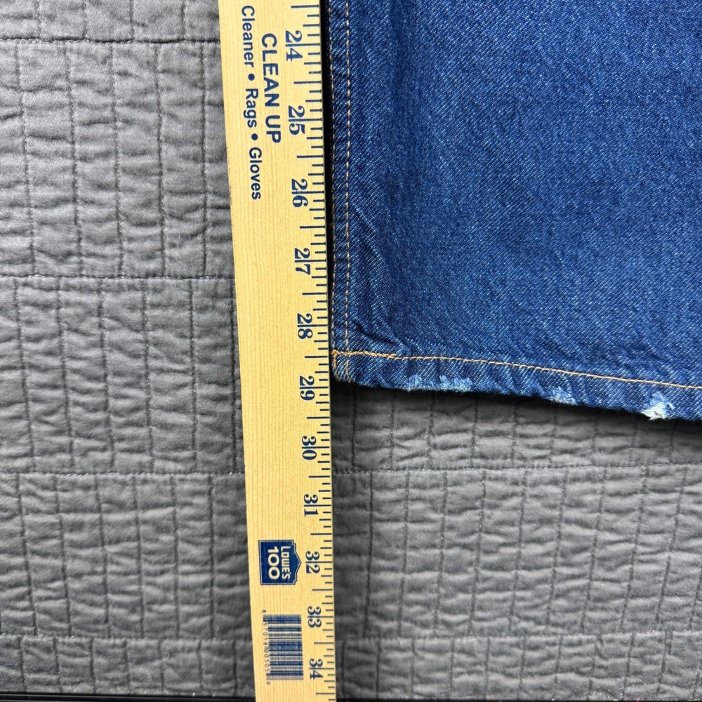 H&M Super Baggy Loose Fit Jeans Women 6 Blue Medium Wash Denim Wide Leg - Picture 11 of 13
